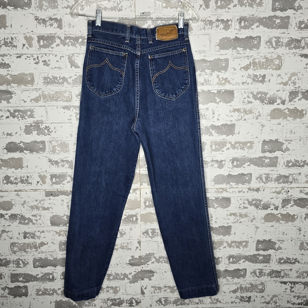 Vintage 1970s Wrangler‎ Jeans Womens 13 Junior "No-Fault" Denim Blue USA N2145MT